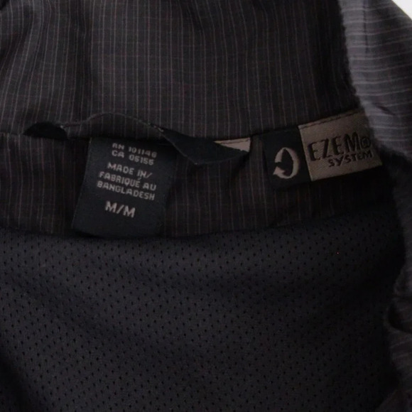 North End Graphite Gray Half Zip Waterproof Nylon Golf  Pullover Jacket M - Picture 5 of 13